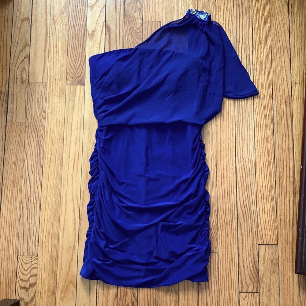 One shoulder party dress